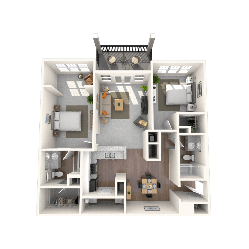 Floorplan image of unit 346