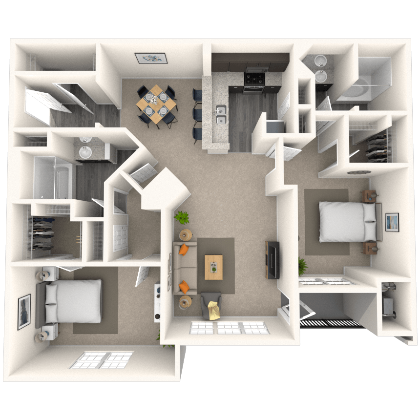 Floorplan image of unit 4953CL3