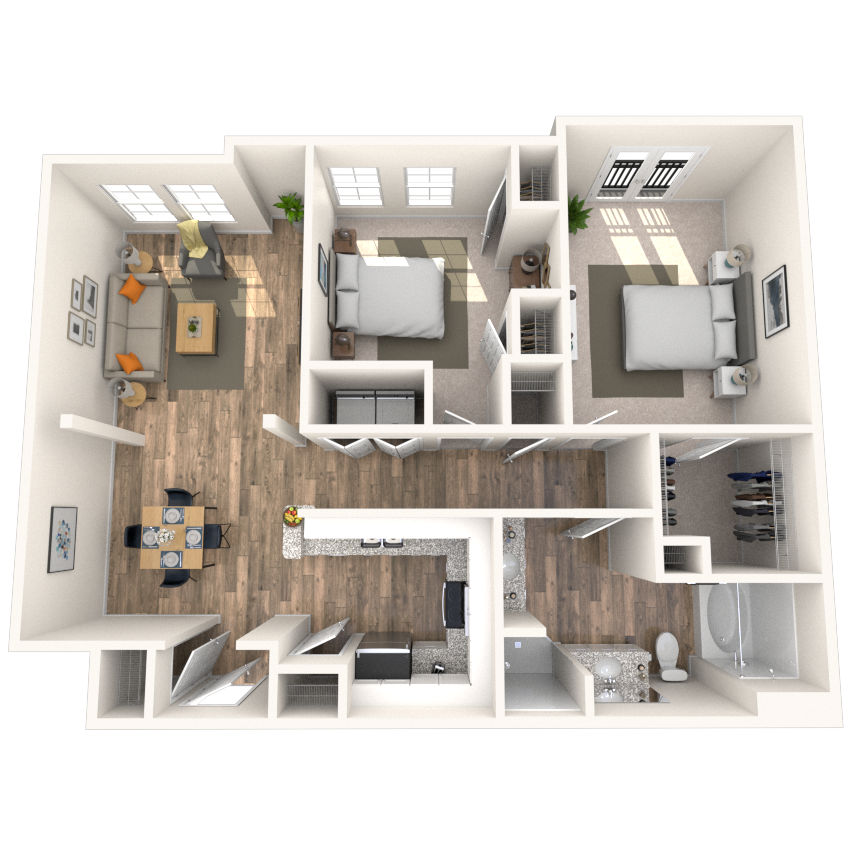 2 Bedroom Apartment – 4403 Northside Pkwy. #2206, Atlanta, GA 30327