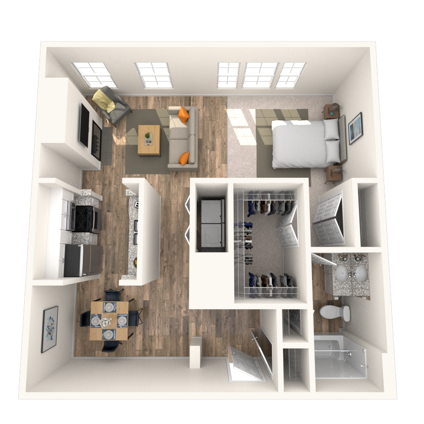 Studio Apartment – 4403 Northside Pkwy. #1417, Atlanta, GA 30327