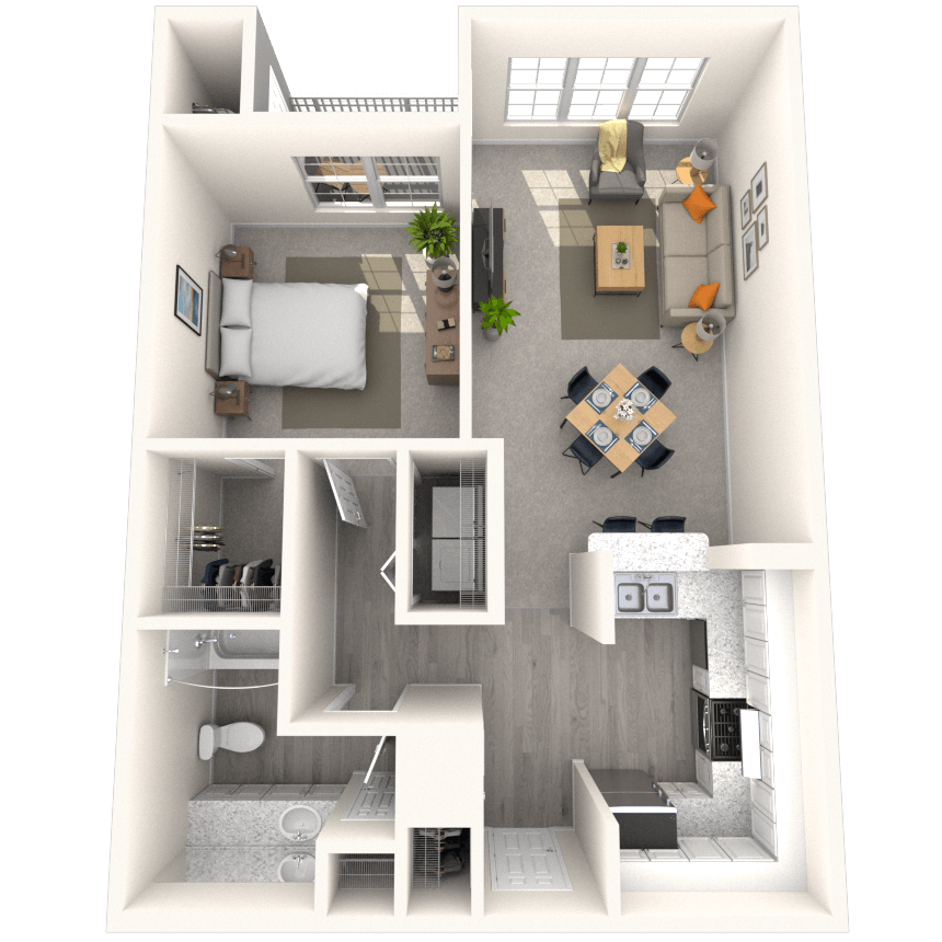 Floorplan image of unit 1377