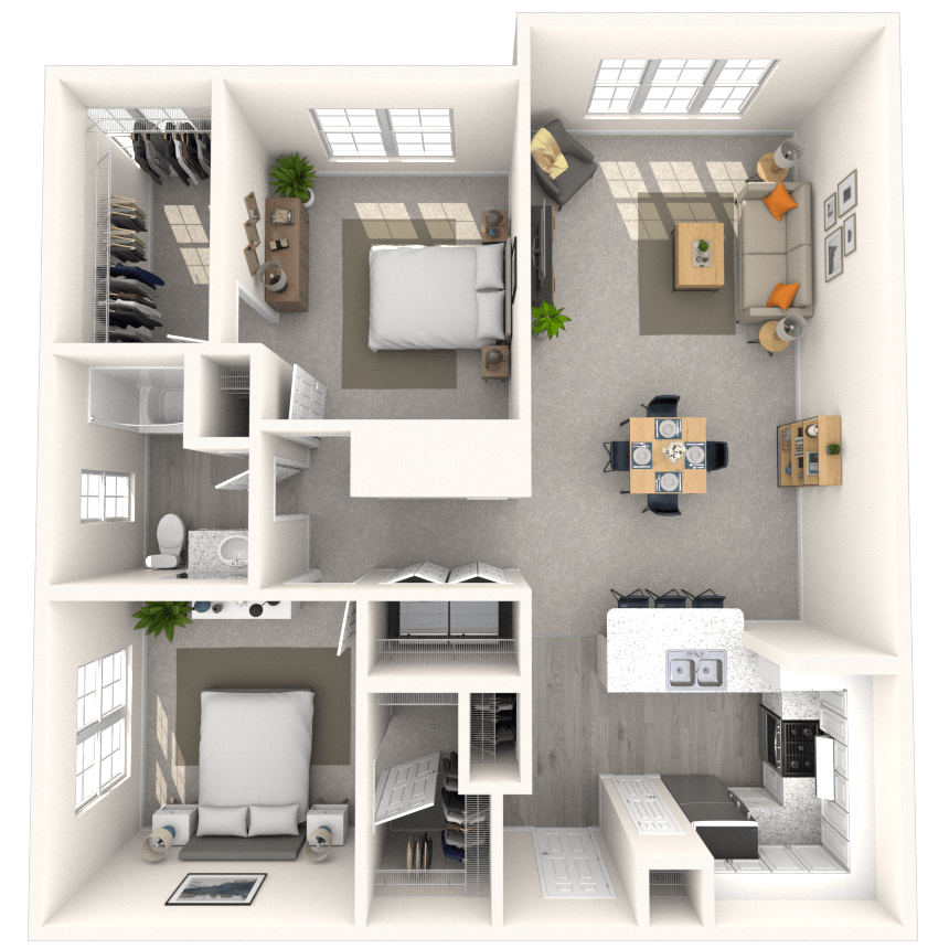 Floorplan image of unit 1207
