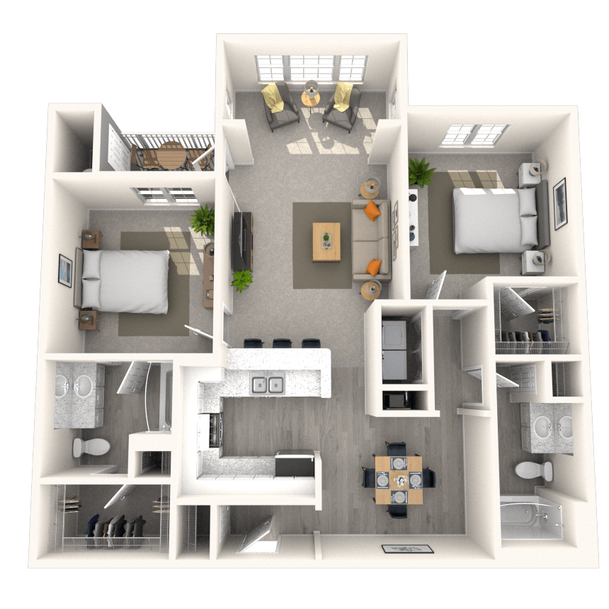 Floorplan image of unit 426