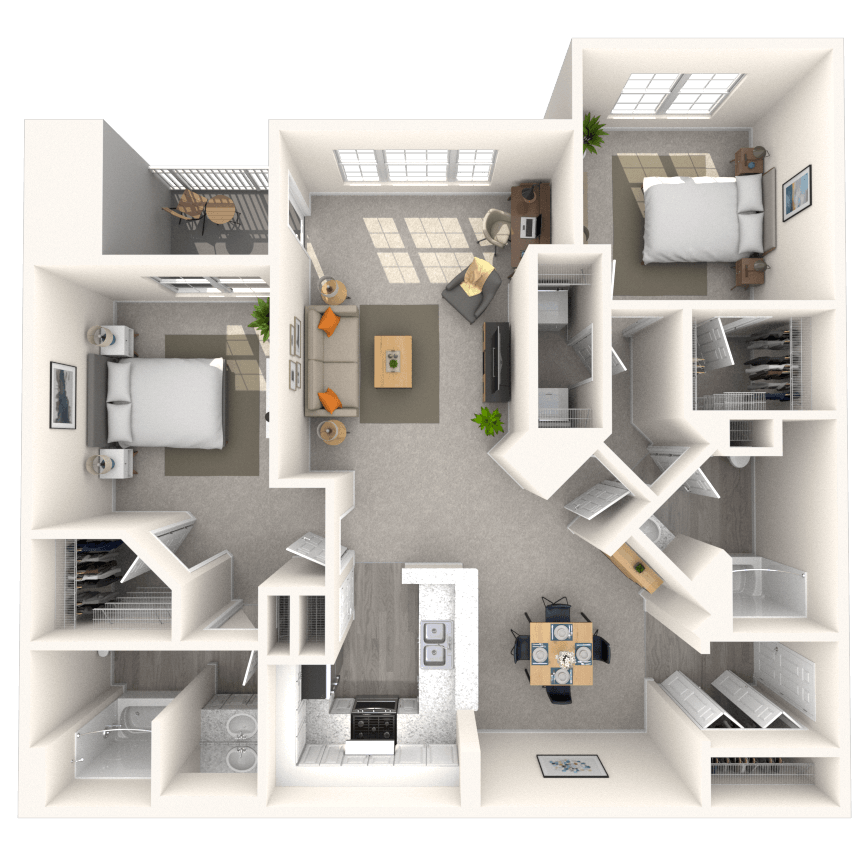 Floorplan image of unit 809