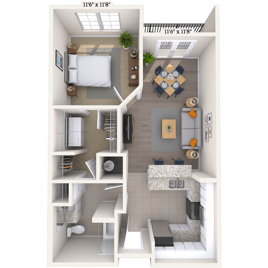 Floorplan image of unit 3410P3