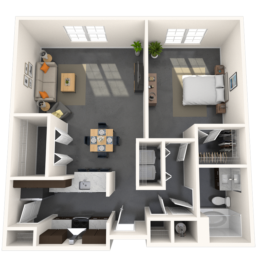 Floorplan image of unit 5304
