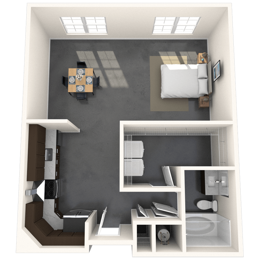 Floorplan image of unit 1406
