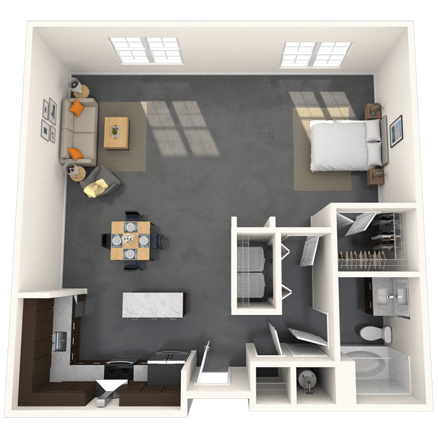 Floorplan image of unit 5108