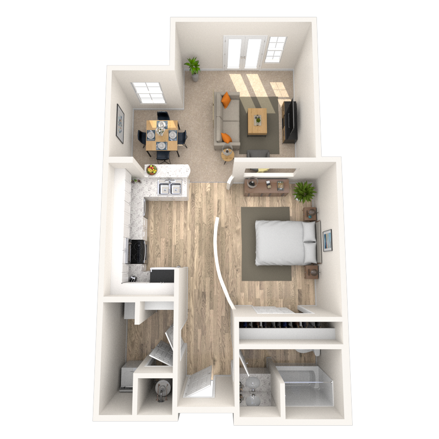 Floorplan image of unit 2215