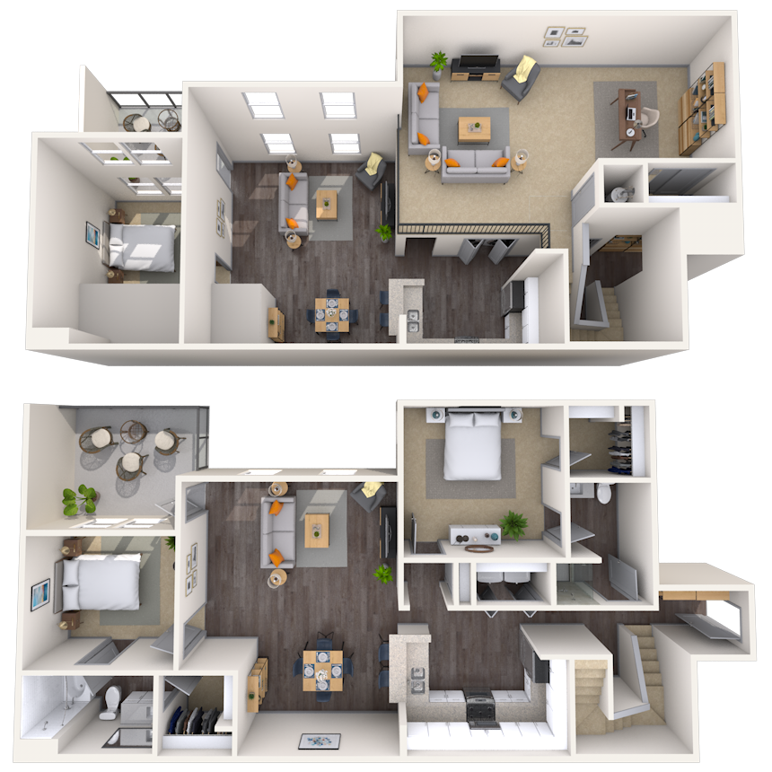 Floorplan image of unit 2408