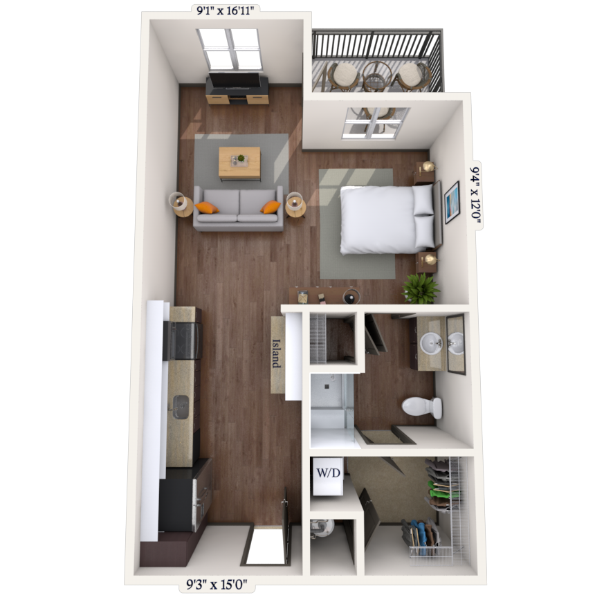 Floorplan image of unit 139