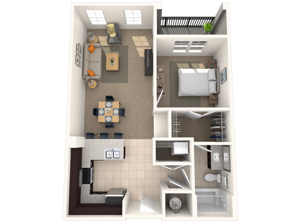 Floorplan image of unit I 1322