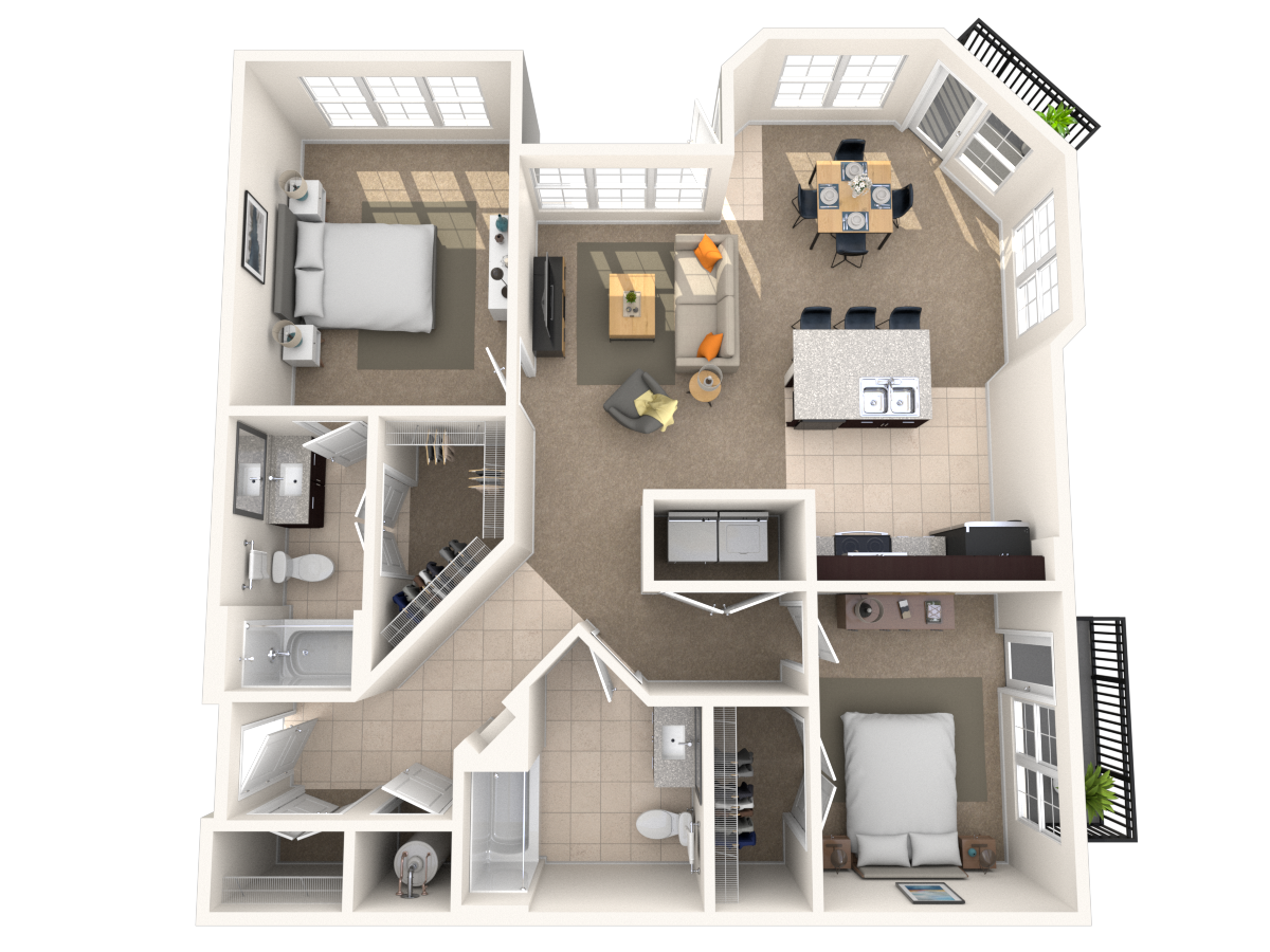 Floorplan image of unit I 2222
