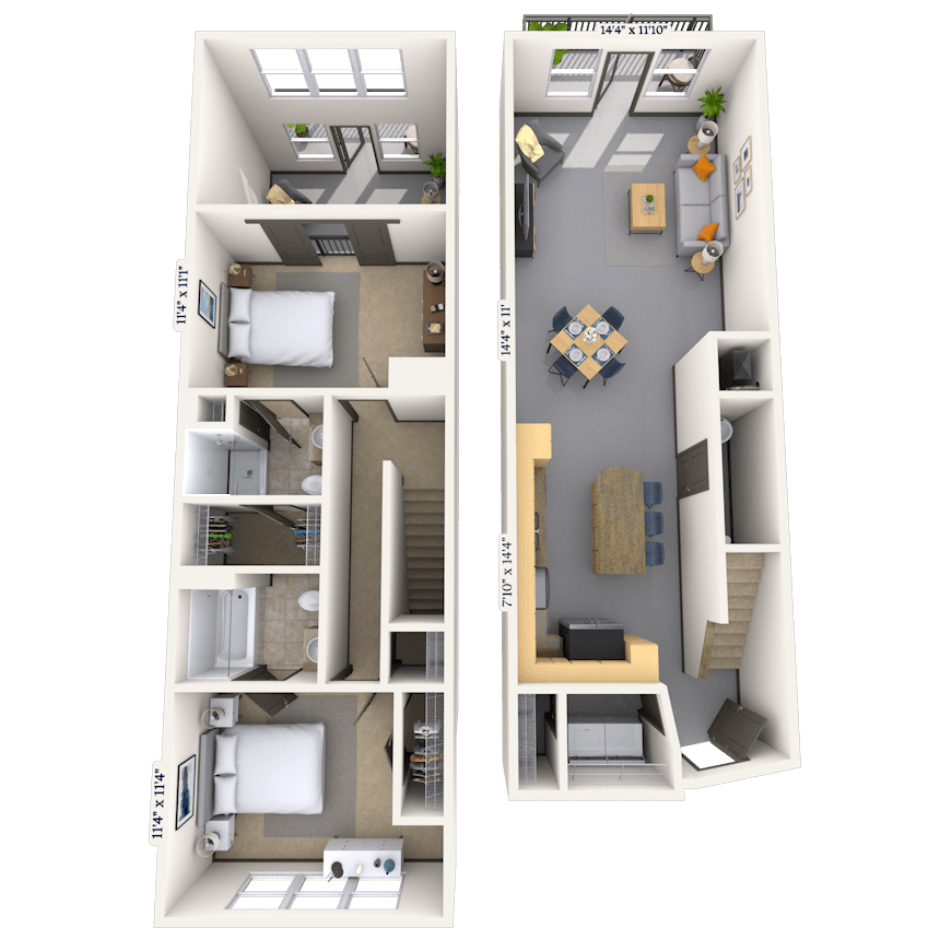 Floorplan image of unit 16215