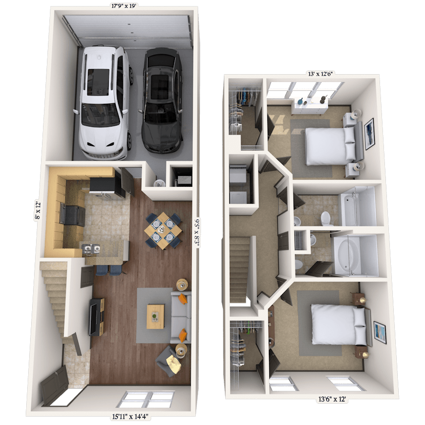 Floorplan image of unit 3102