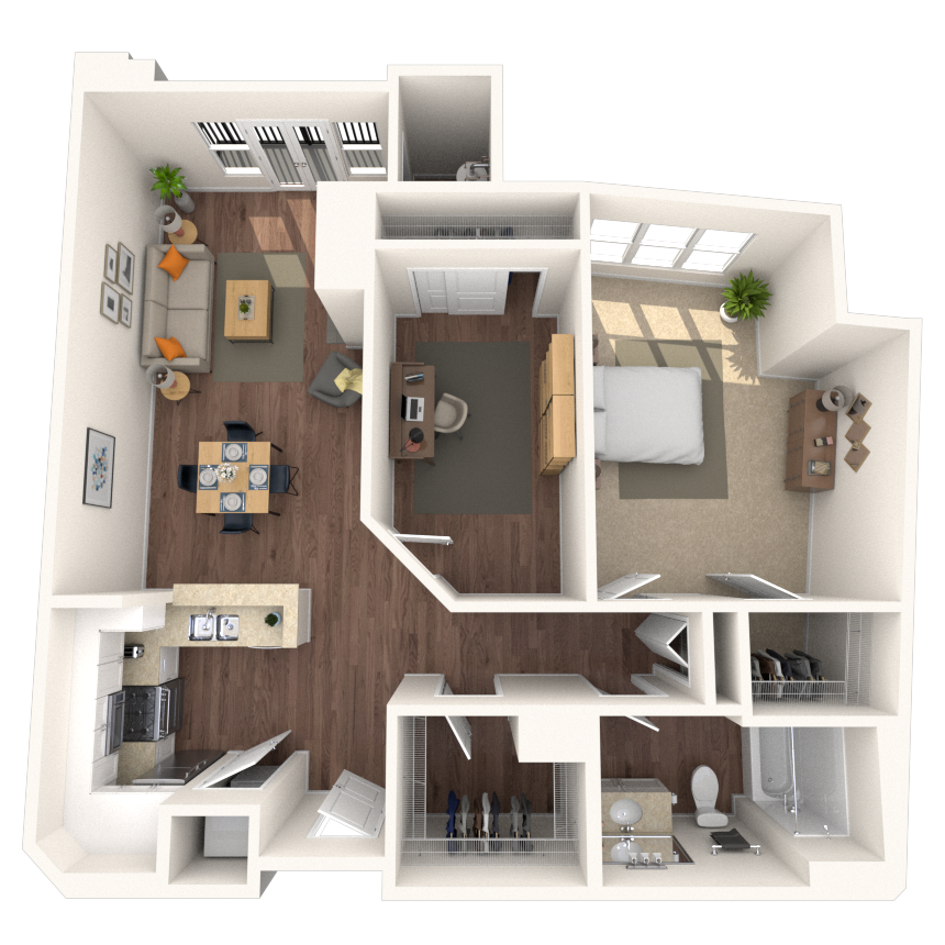 Floorplan image of unit 2533