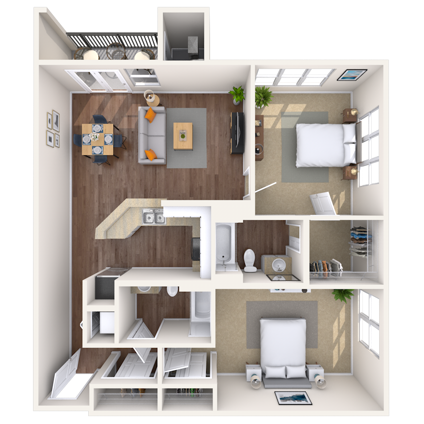 Floorplan image of unit 4219