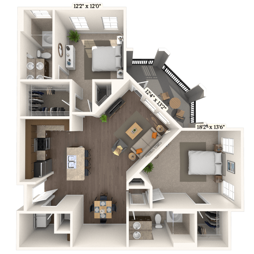 Floorplan image of unit 5310