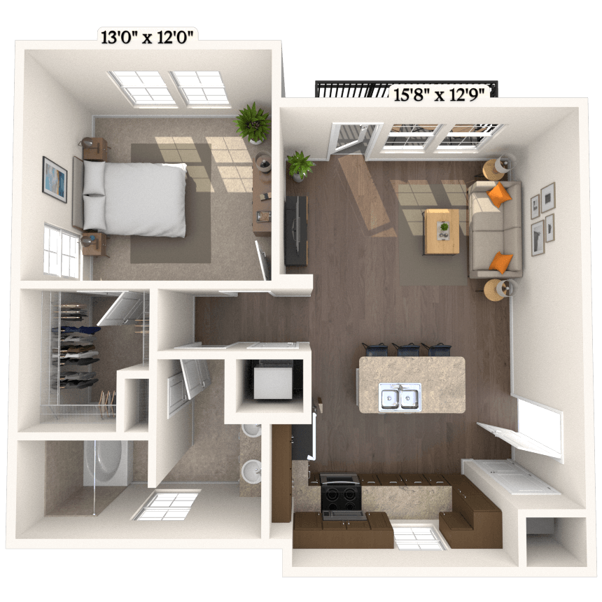 Floorplan image of unit C2101