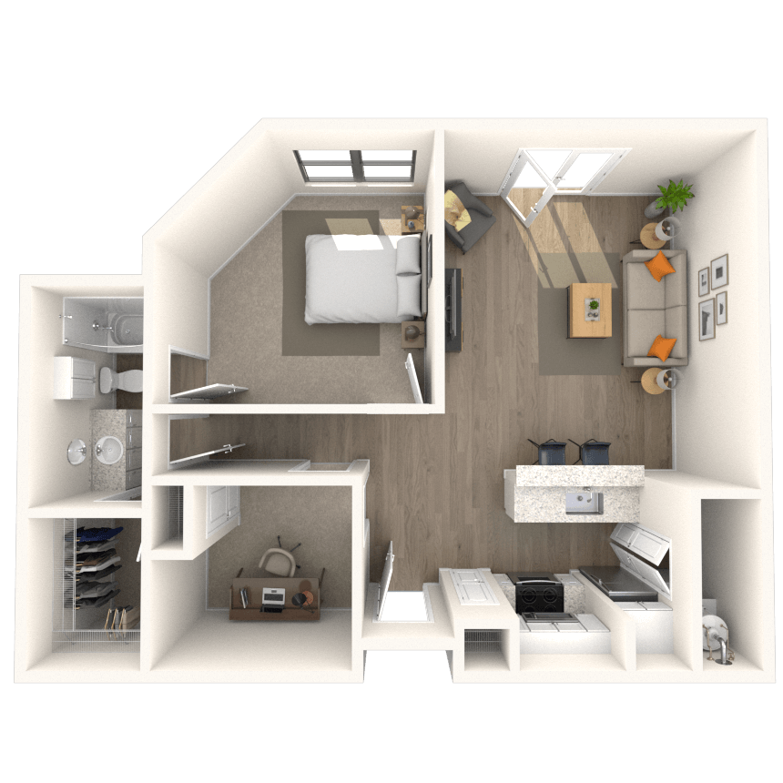 Floorplan image of unit 478