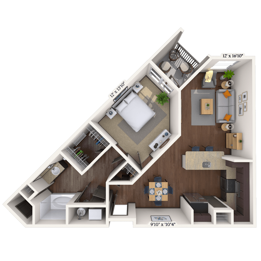 Floorplan image of unit 3219