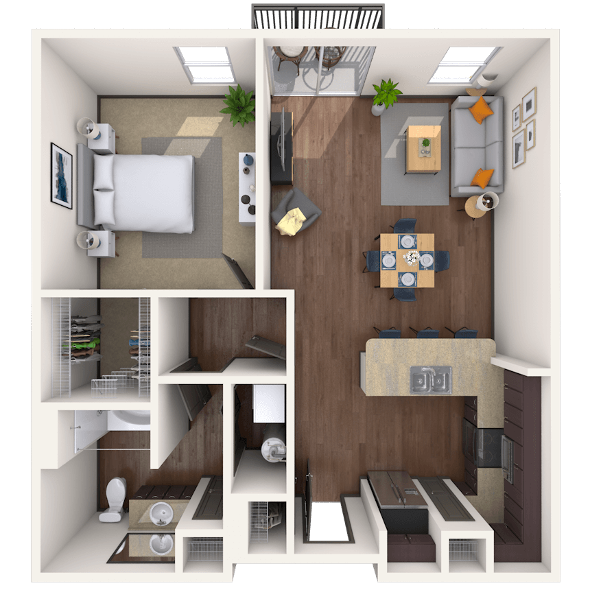 Floorplan image of unit 3315