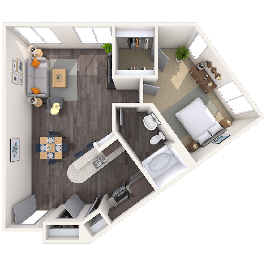 Floorplan image of unit 1739