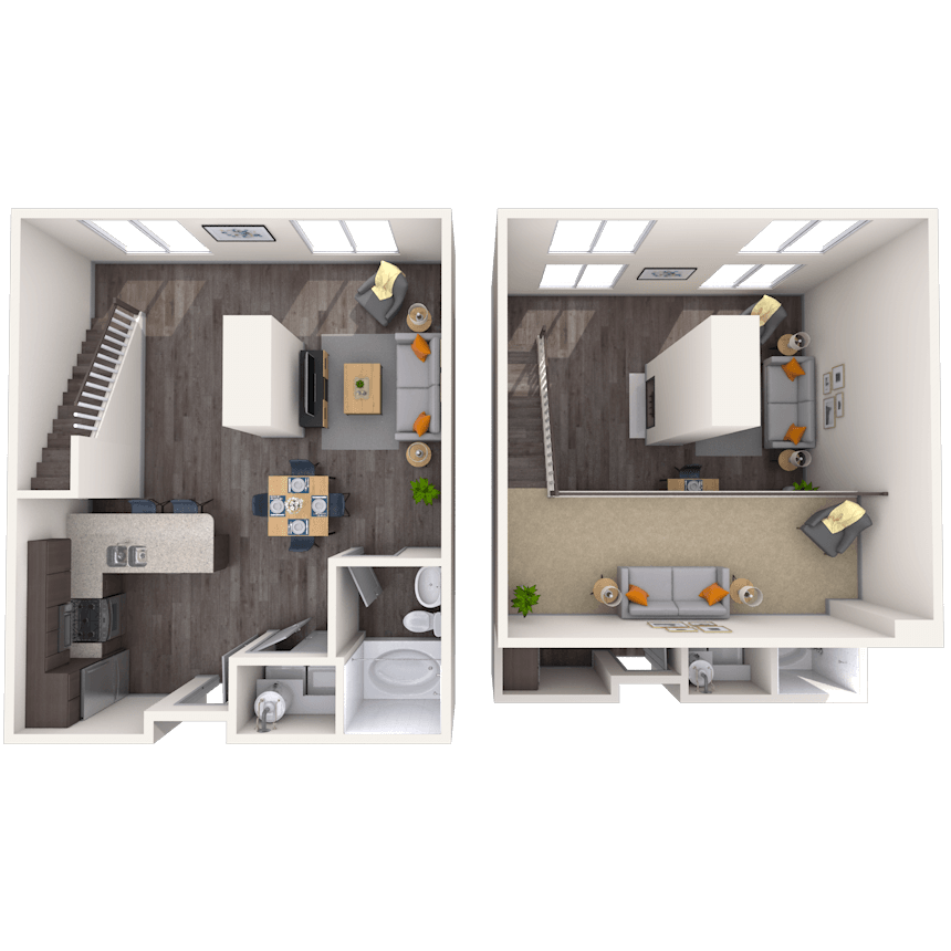 Floorplan image of unit 3423