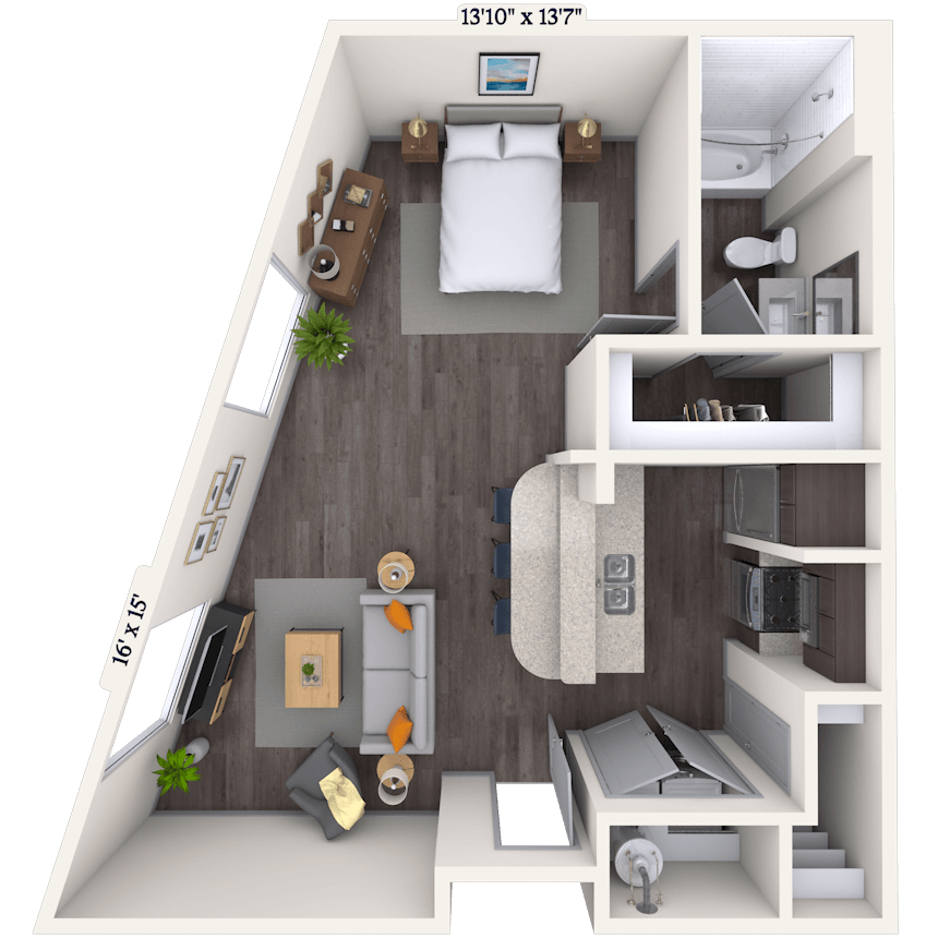 Floorplan image of unit 2429