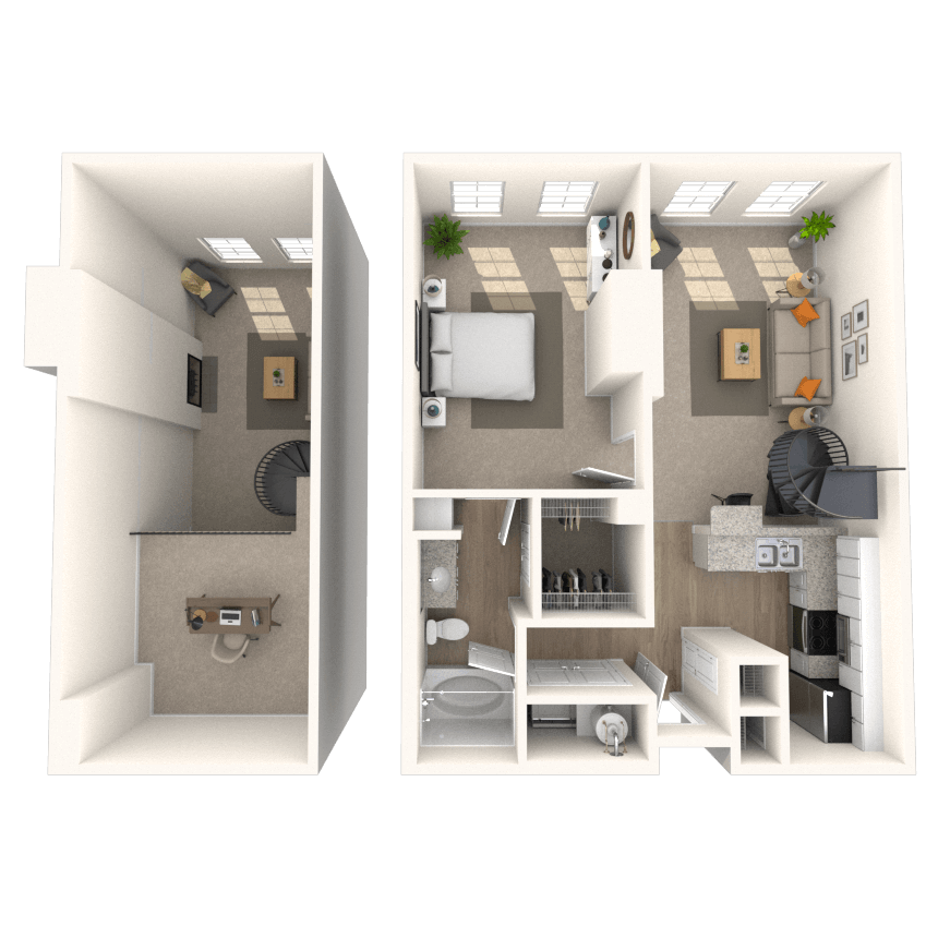 Floorplan image of unit 4648