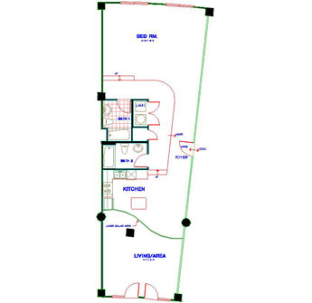 Floorplan image of unit 2127