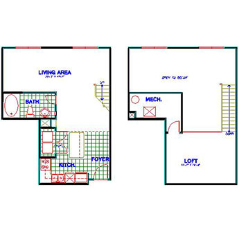 Floorplan image of unit 4154