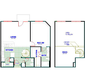 Floorplan image of unit 4241