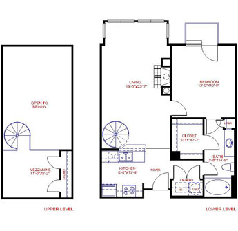 Floorplan image of unit 4817