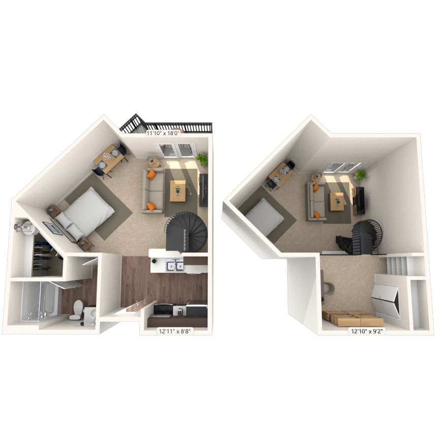 Studio Apartment – 302 Gray Street #4106, Houston, TX 77002