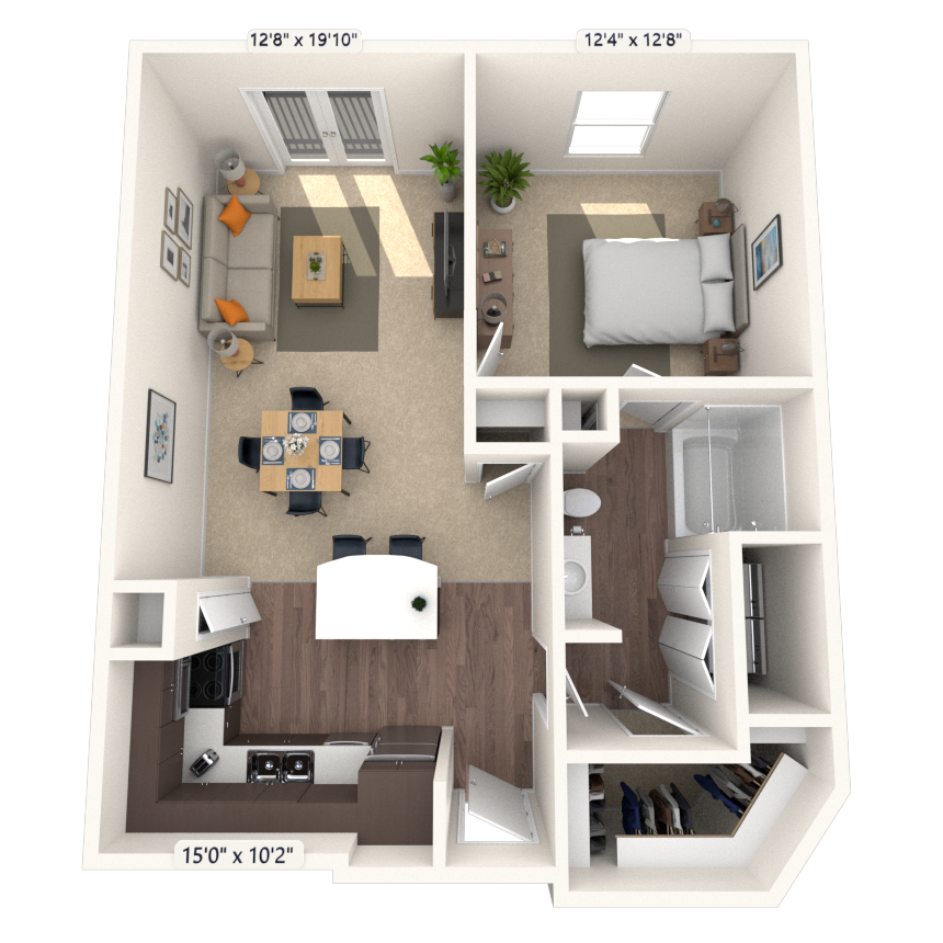 1 Bedroom Apartment – 302 Gray Street #207, Houston, TX 77002