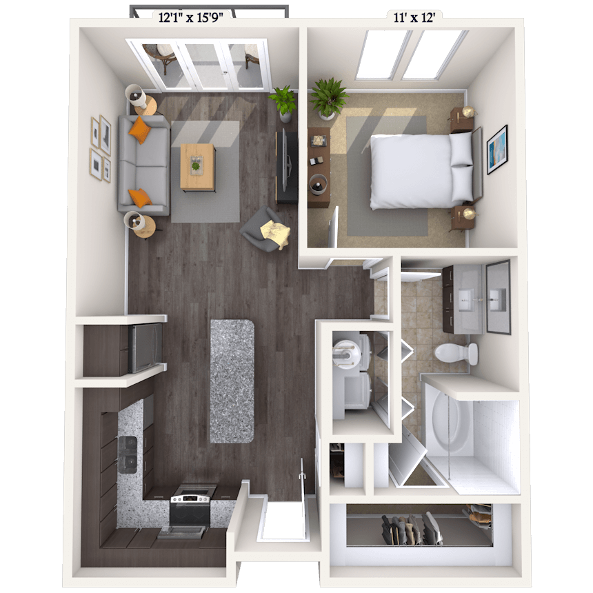 Floorplan image of unit 248