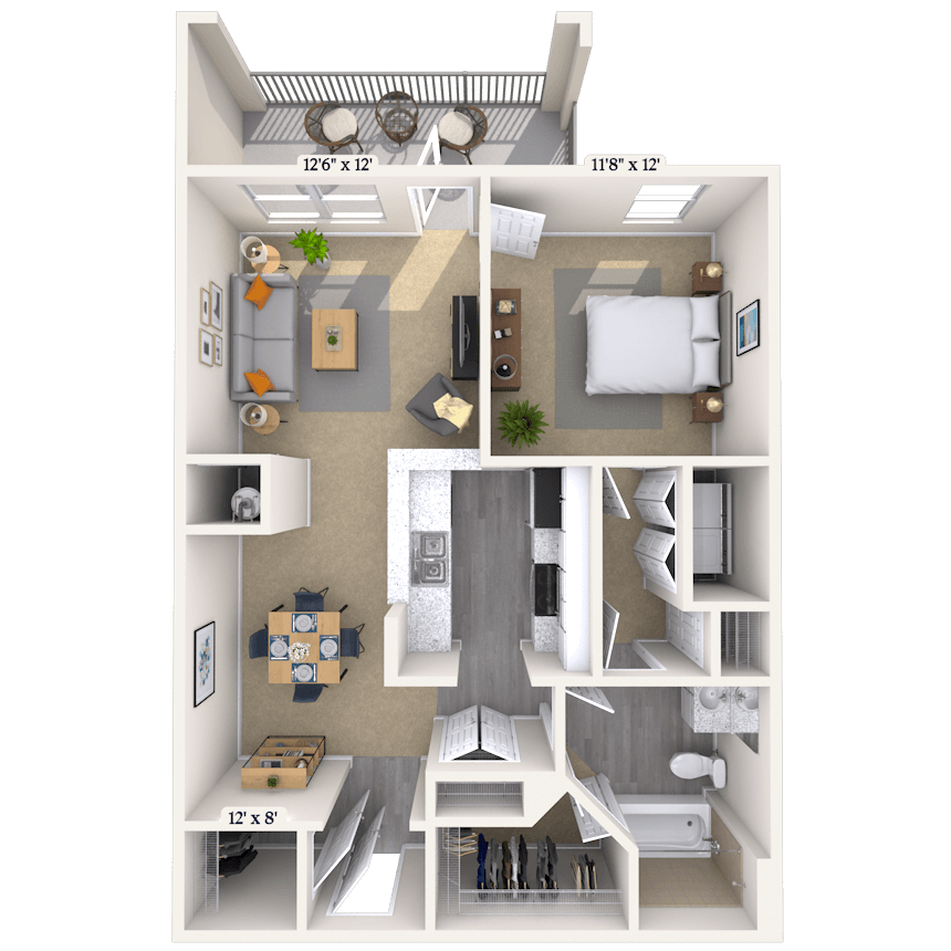 Floorplan image of unit 1311