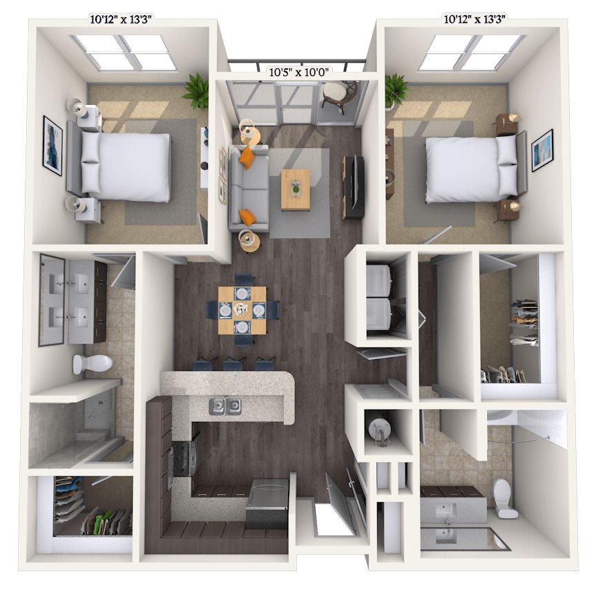Floorplan image of unit 246