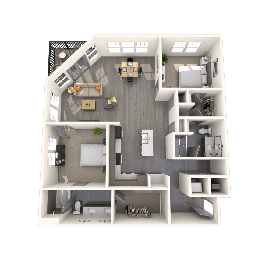 Floorplan image of unit 473