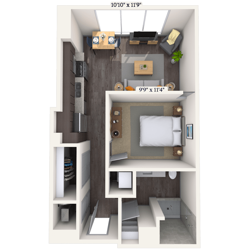 Floorplan image of unit 1803