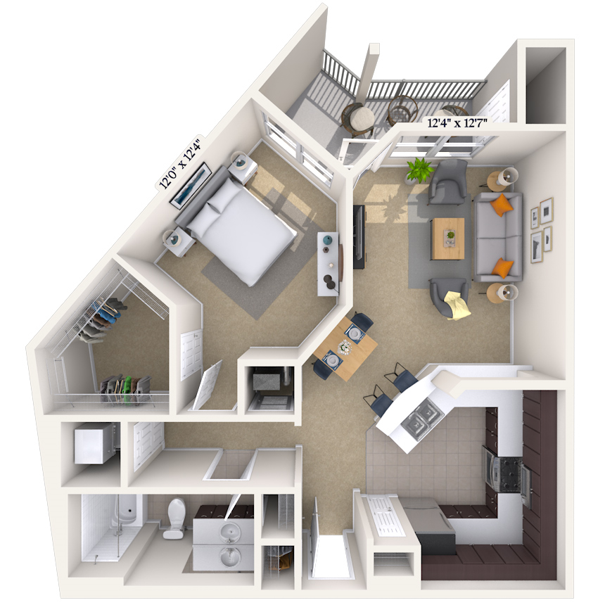 Floorplan image of unit 011808