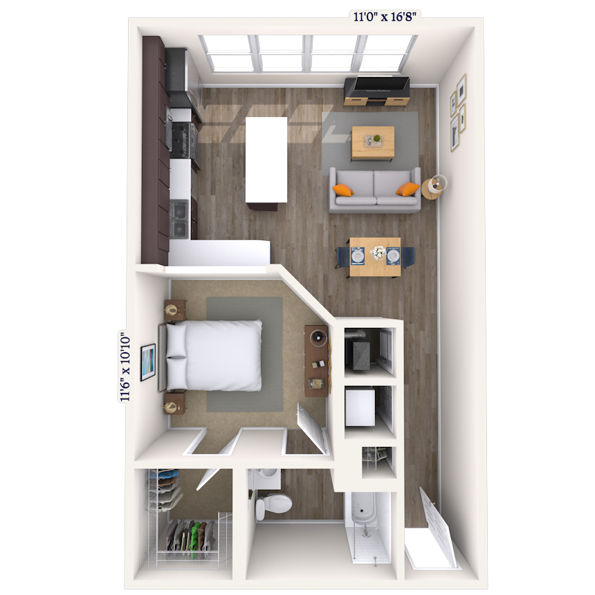 Floorplan image of unit 021420
