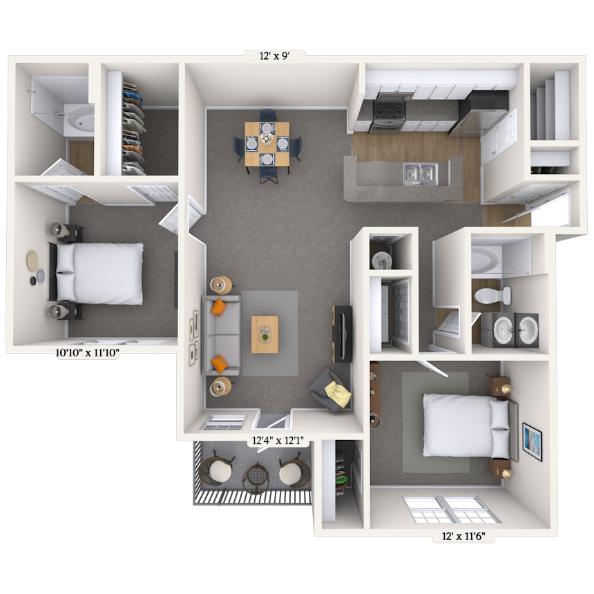 Floorplan image of unit 050514