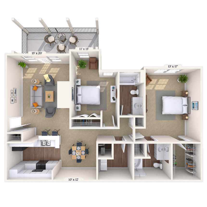 Floorplan image of unit 011812