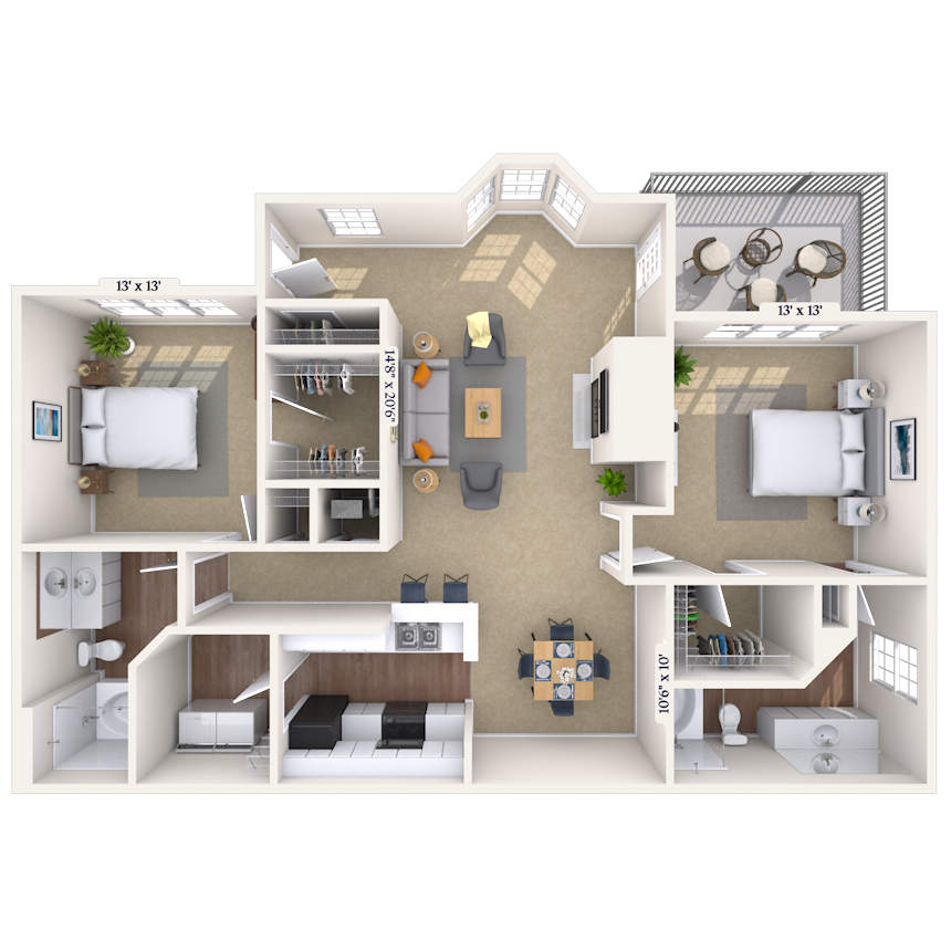 Floorplan image of unit 011922