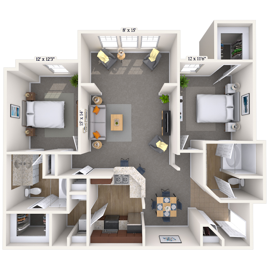 Floorplan image of unit 121220