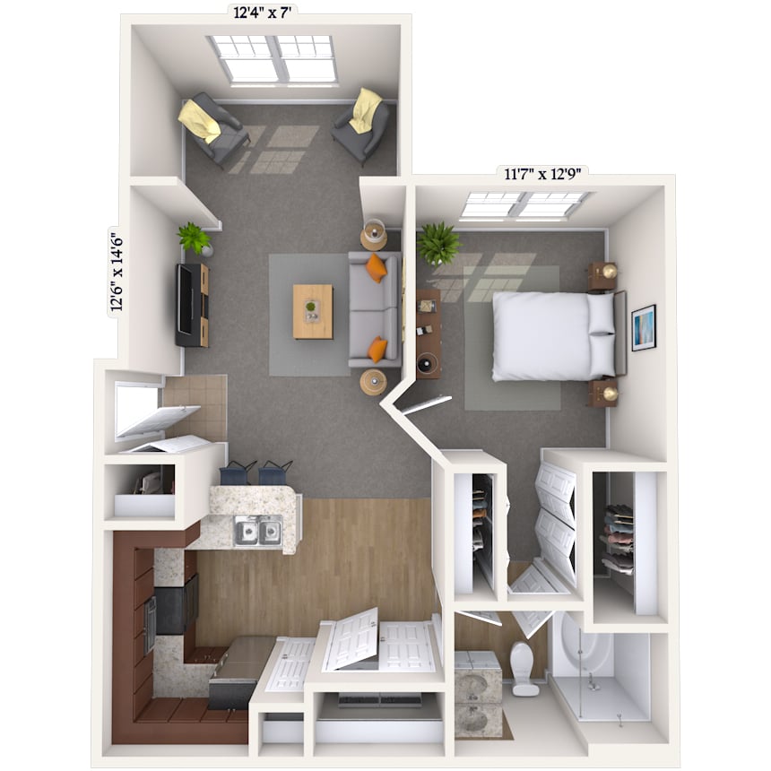 Floorplan image of unit 151514