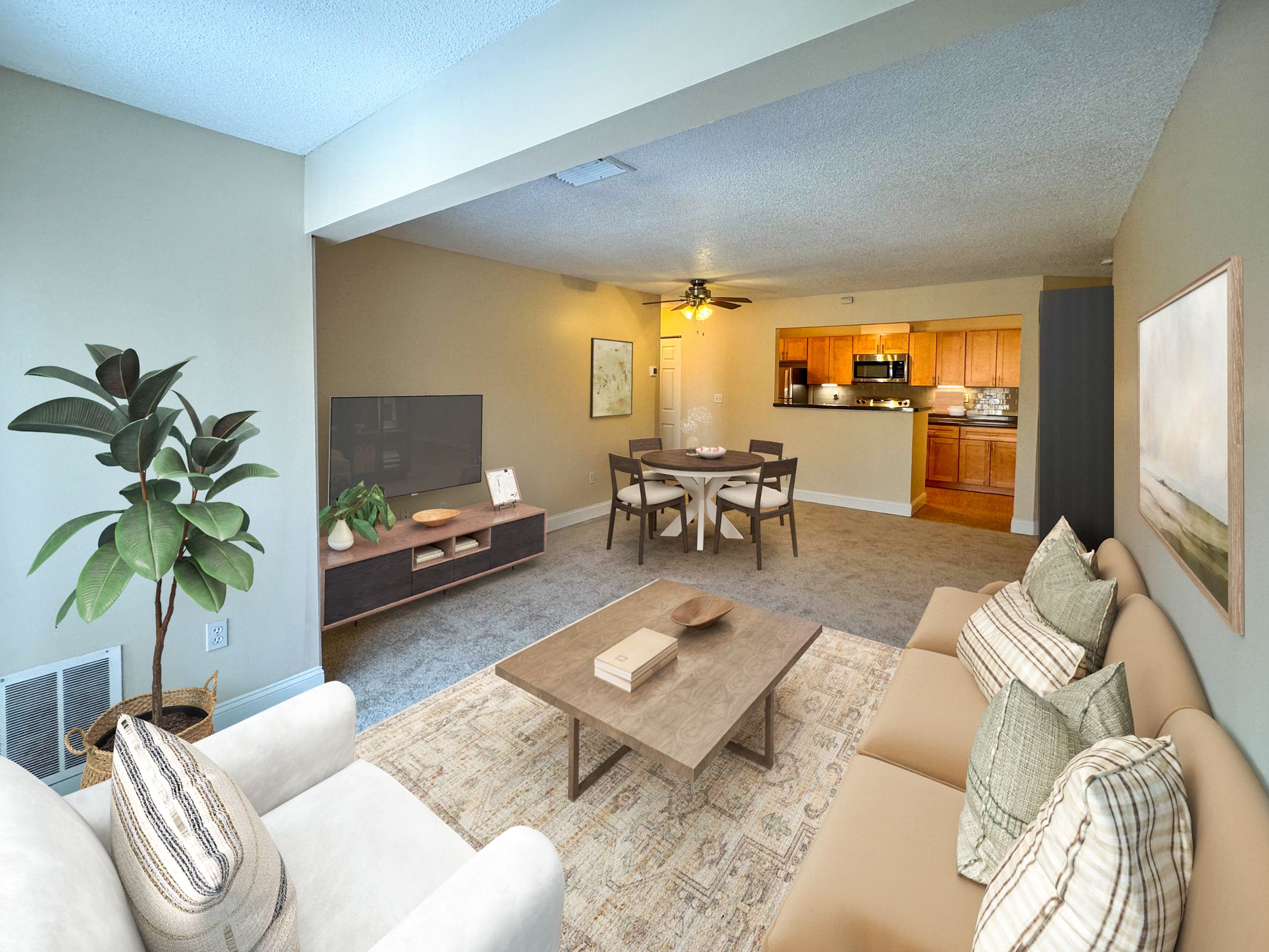 The Hancock - Living and Dining