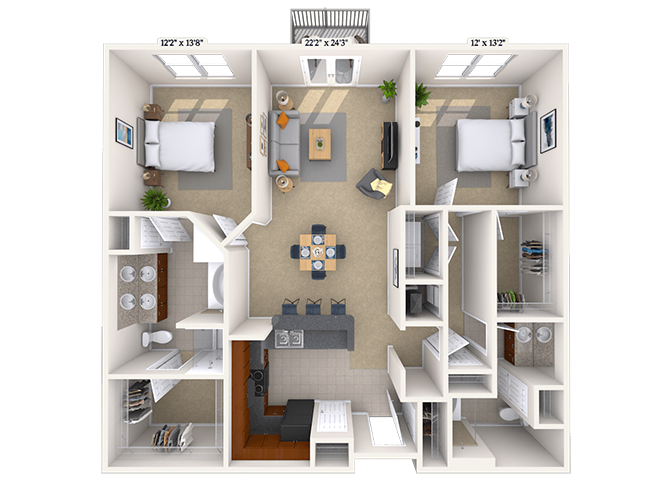 Floorplan image of unit 02-2216